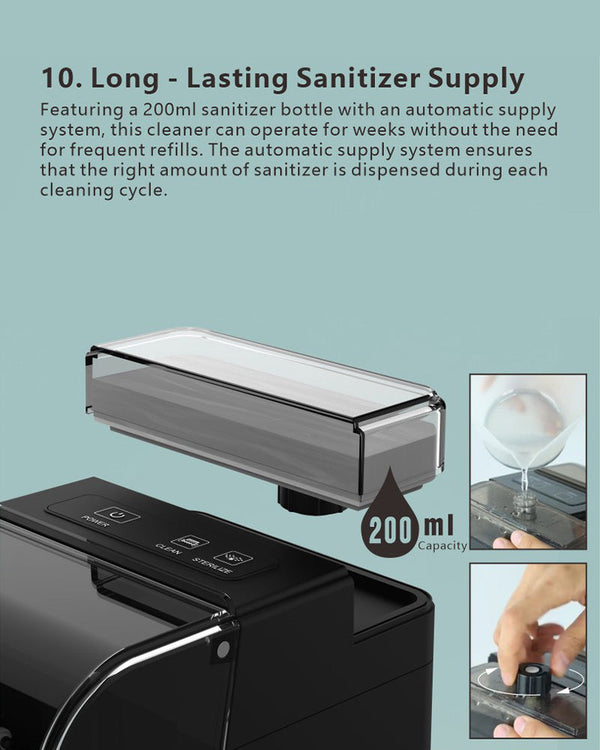 Turbo Power Automatic Hair Brush and Clipper Cleaner TPCL1