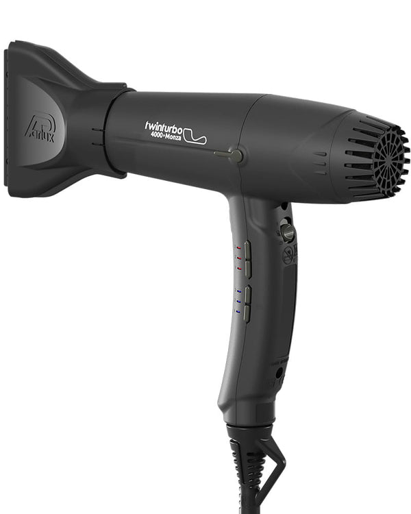 Twin Turbo 4000 Monza Dryer Black + Magic Sense Diffuser