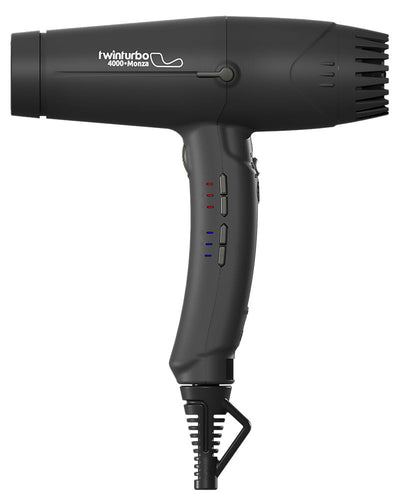 Twin Turbo 4000 Monza Dryer Black + Magic Sense Diffuser