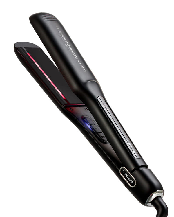 Turbo Power Double Infrared 480 Black Titanium Flat Iron 1.5"