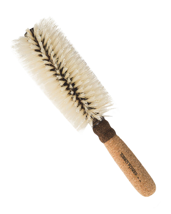 Turbo Power Elite Round Brush Cork Handle Blonde