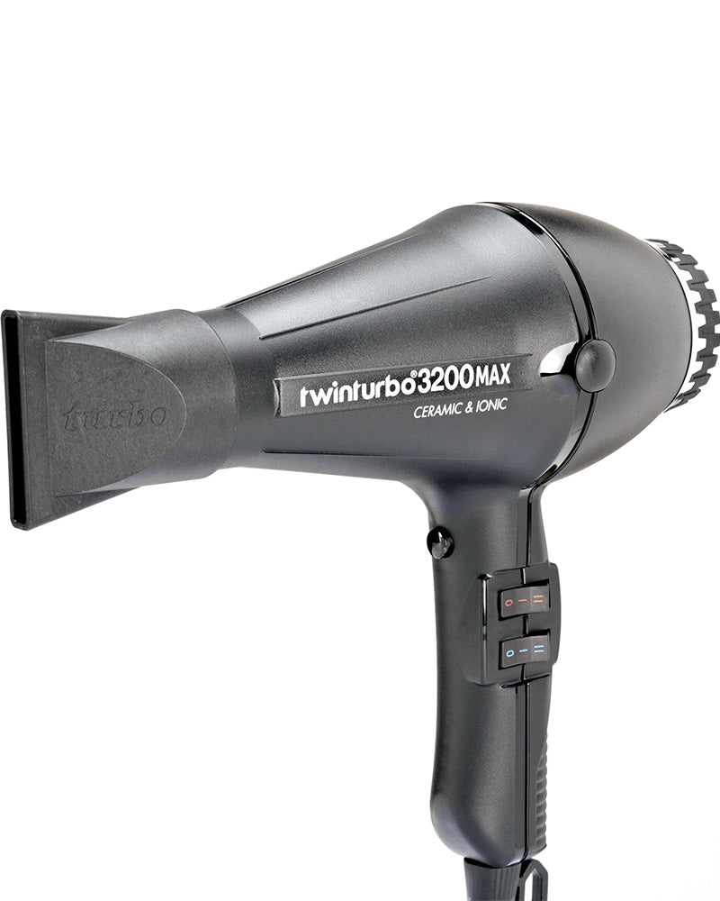 Twin turbo 3200 ceramic and ionic professional hair outlet dryer